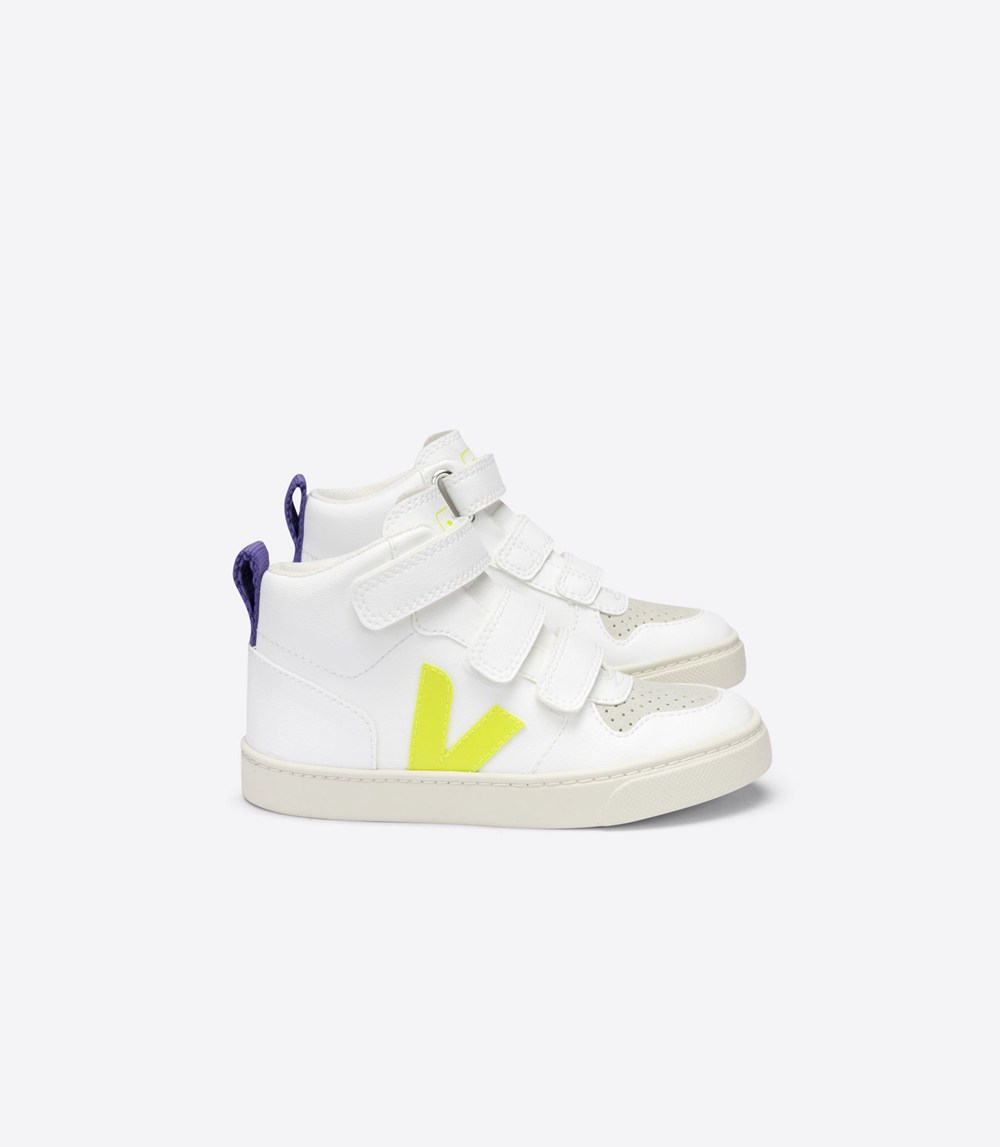 Veja Sneakers Copii - V-10 Mid Cwl - Albi - 9528734-PA